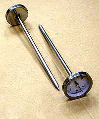 Термометр  биметаллический (0...250°С) V160-03 (Matest, Италия)